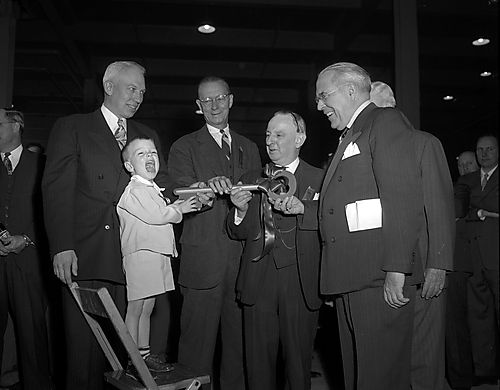 David Lawrence Presenting the Key to the City