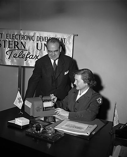 Western Union Telefax Machine