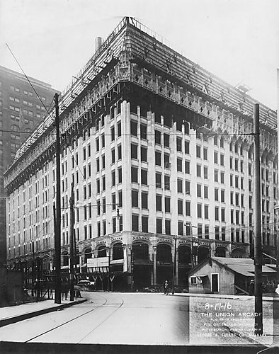 Union Arcade Construction - Roof (West View)