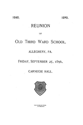 Reunion of old Third Ward School