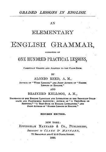 An elementary English grammar