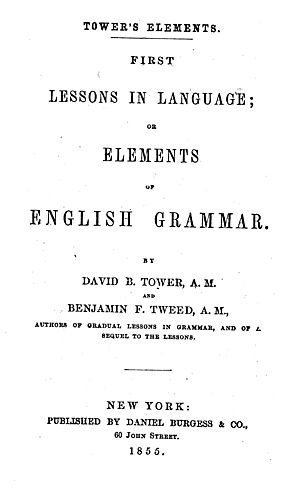 Elements of English grammar