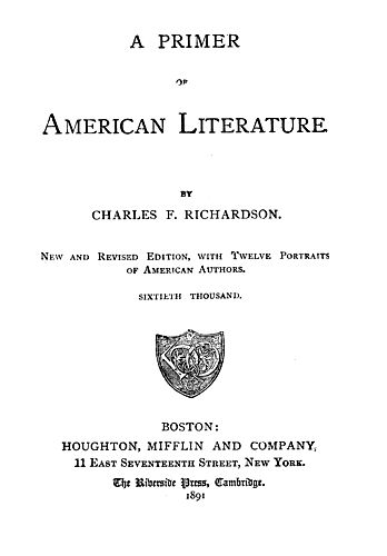 primer of American literature