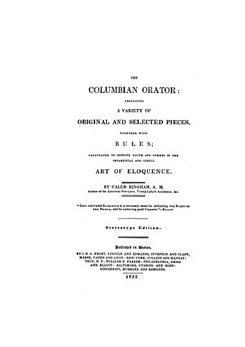 Columbian orator