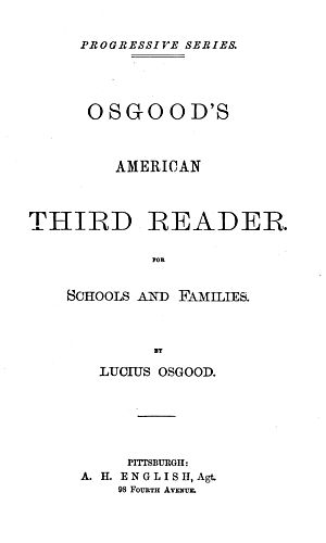 American third reader. 1871