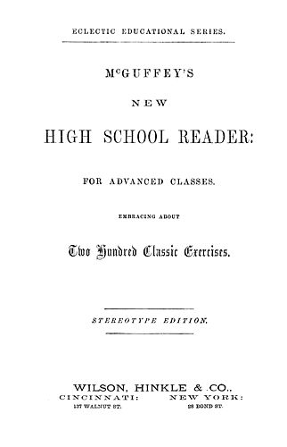 New high school reader
