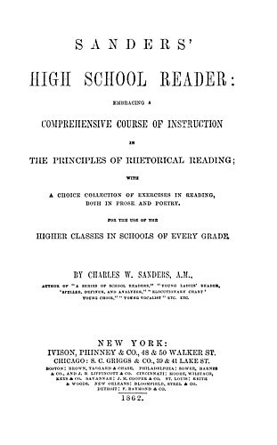 High school reader. 1862