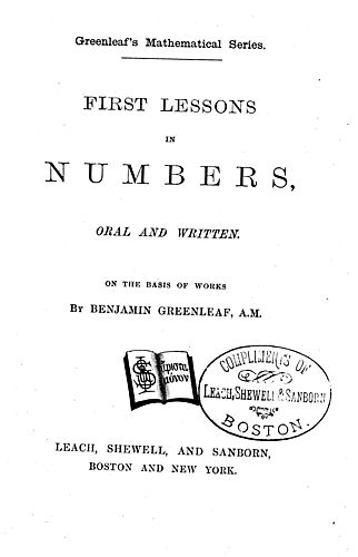 First lessons in numbers