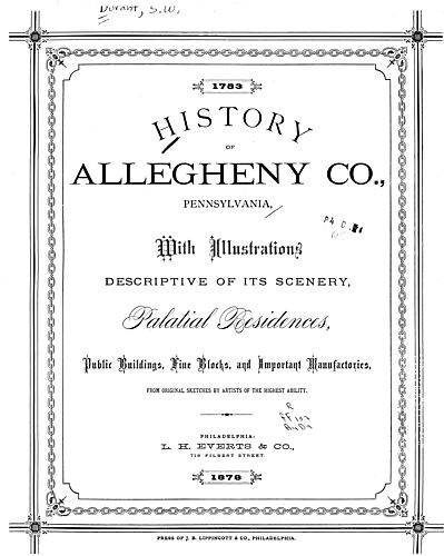 History of Allegheny County, Pennsylvania