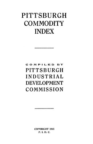 Pittsburgh commodity index