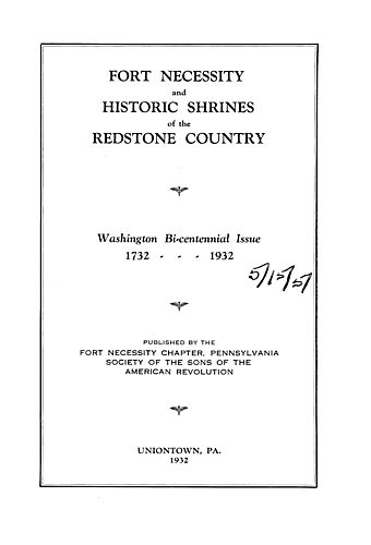The Redstone country, Historic shrines of