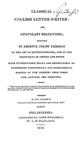 Epistolary selections