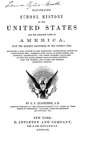 Illustrated school history of the United States and the adjacent parts of America