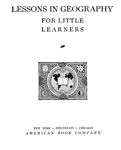 Lessons in geography for little learners