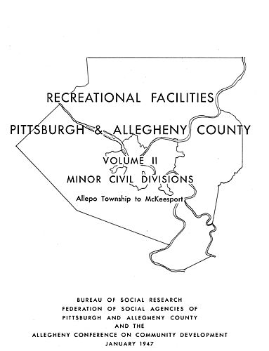 Recreational facilities, Pittsburgh and Allegheny County