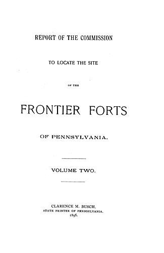 The frontier forts of western Pennsylvania