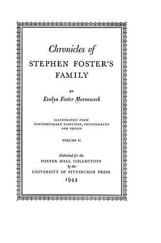 Chronicles of Stephen Foster's family