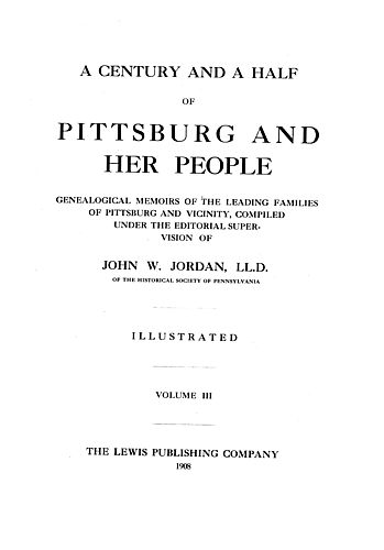 century and a half of Pittsburg and her people