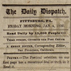 Pittsburg daily dispatch