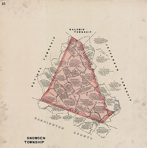 Plate no. 15 - Snowden Township