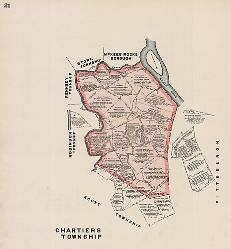 Plate no. 21 - Chartiers Township