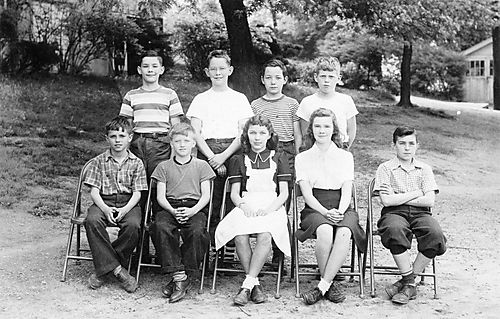 Thornburgh and classmates, Rosslyn Farms Elementary School