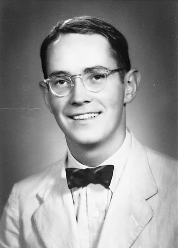 Formal photograph, freshman year at Yale University