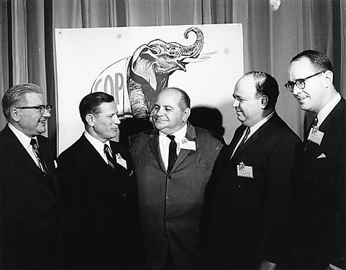 Thornburgh at GOP event with Bliss, Volpe, Durzo and Capozzi