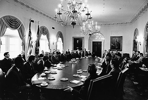 US Attorneys meeting with President Nixon at the White House