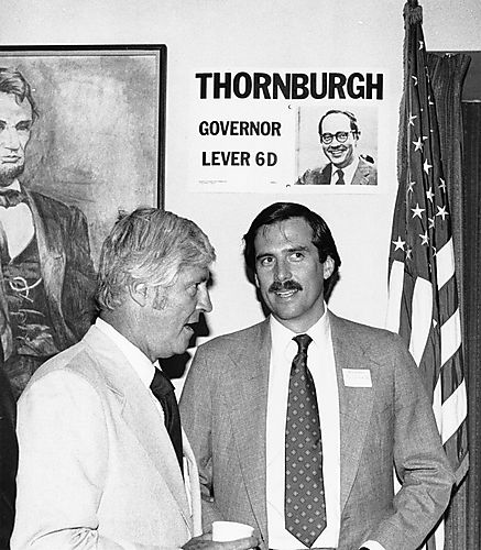 Bill Scranton campaigning