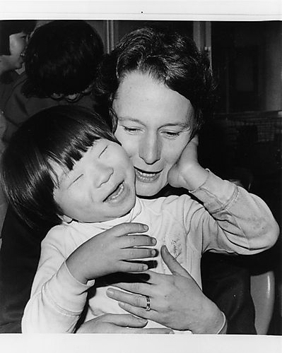 Ginny Thornburgh with little Chinese girl