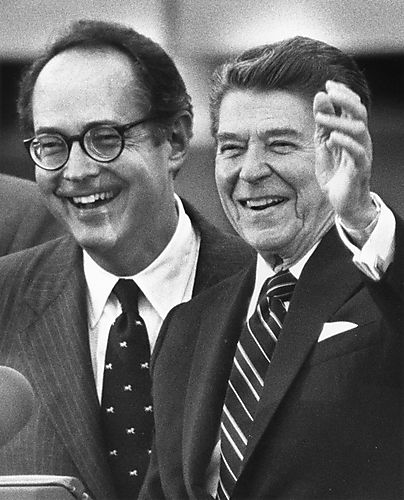 Thornburgh and President Reagan at an event