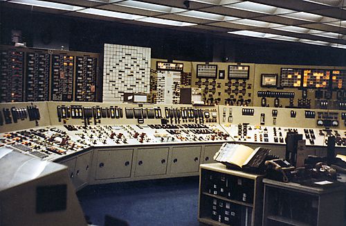 Control room of Three Mile Island Nuclear Power Plant