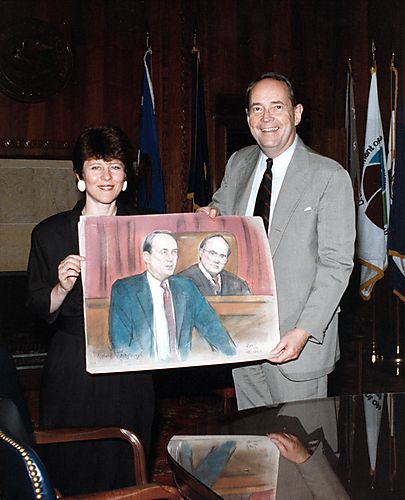 Carole Kabrin (ABC News) presentation of Kabrin sketch made at Thornburgh's April 24, 1991 Supreme Court argument in Payne v. Tennessee