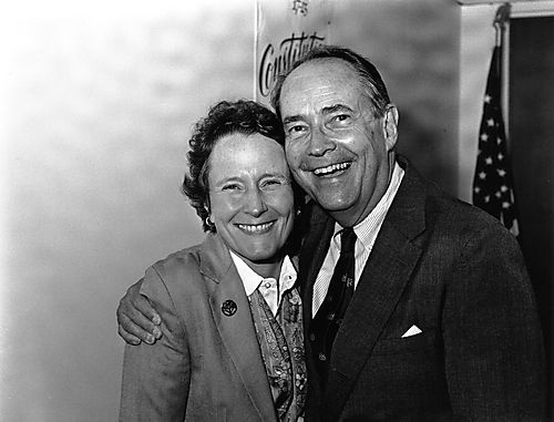 Dick and Ginny Thornburgh during senate campaign