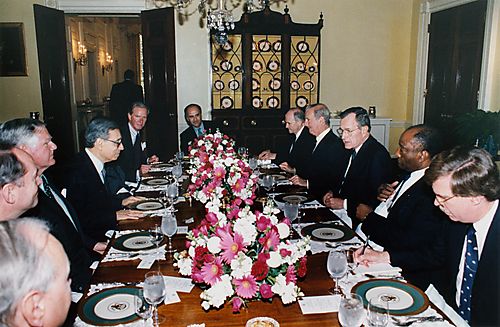 White House luncheon in honor of United Nations Secretary General Boutros Boutros-Ghali