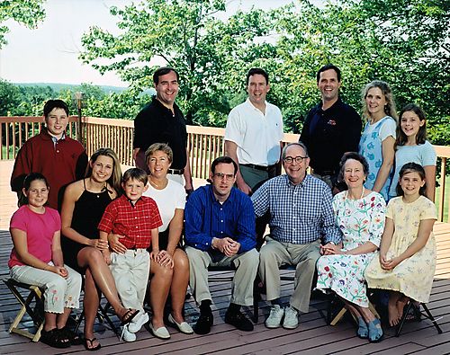 Thornburgh and family at their annual reunion