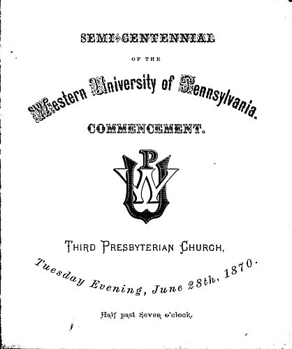 Commencement (Western University of Pennsylvania)