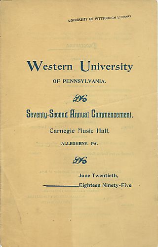 Commencement (Western University of Pennsylvania)
