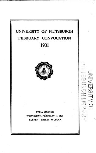 Commencement (University of Pittsburgh)