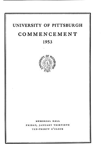 Commencement (University of Pittsburgh)