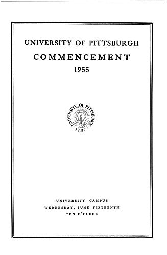 Commencement (University of Pittsburgh)