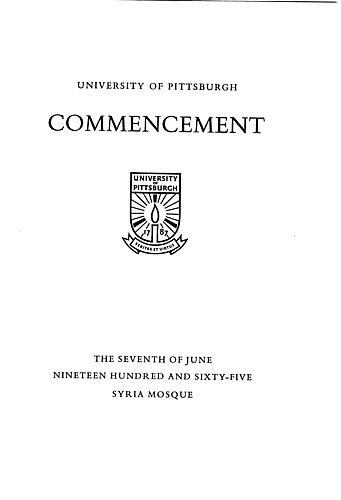 Commencement (University of Pittsburgh)