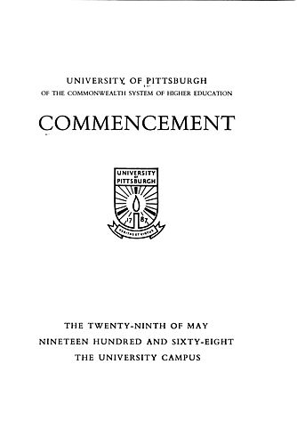 Commencement (University of Pittsburgh)
