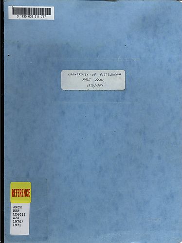 University of Pittsburgh fact book