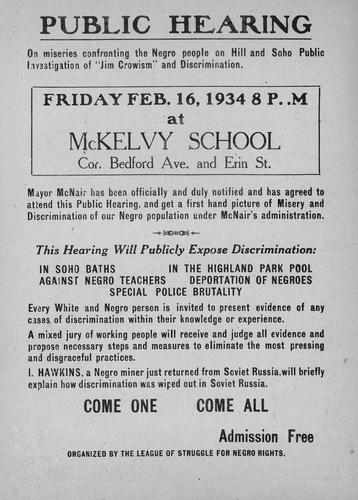 Public Hearing on Discrimination announcement