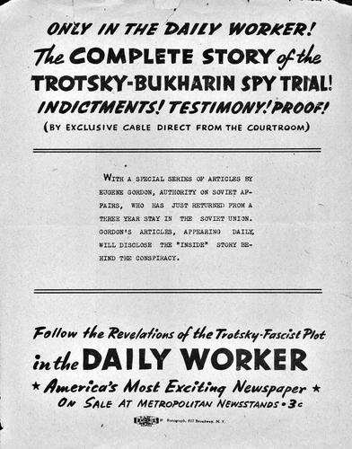 Trotsky-Bukharin Spy Trial