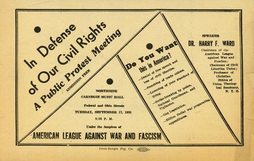 In Defense if Our Civil Rights: A Public Protest Meeting