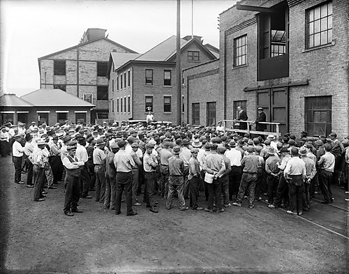 Mill Worker Gathering