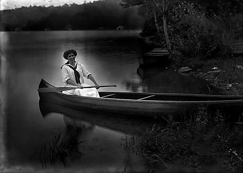 Woman in a Canoe